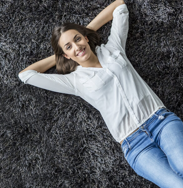 Lady on carpet | Georgia Flooring